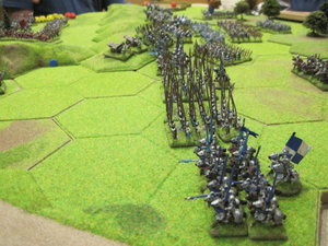 Yorkists line with central pike waits